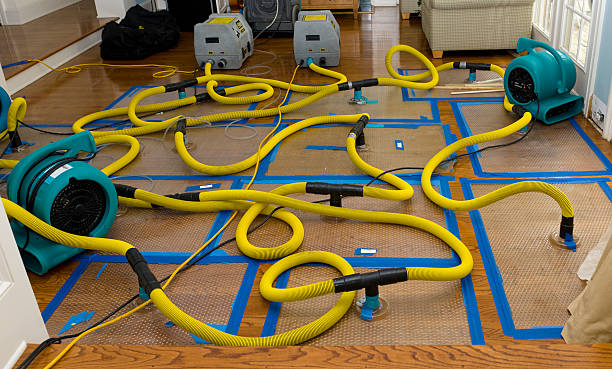 Professional Basement Flood Cleanup technician working in Deerfield, NH